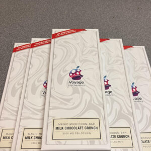 voyage psych 3.5g magic mushroom bar – milk chocolate crunch